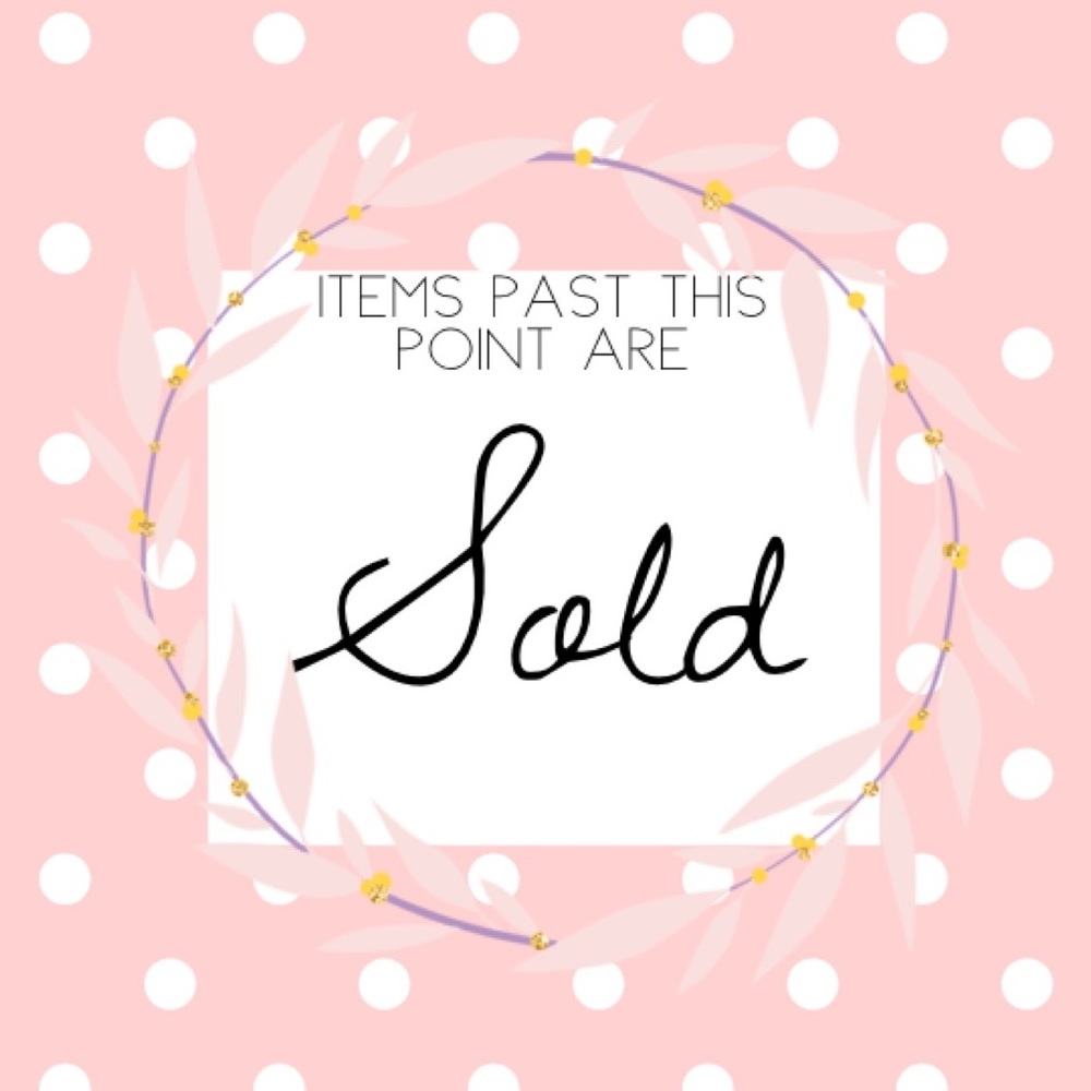 ** items past this point are not for sale **